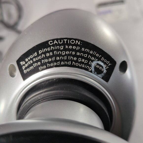 HoMedics MT-PA Palm Percussion Personal Body Heat Massager 3 Head Attachments - Picture 6 of 16